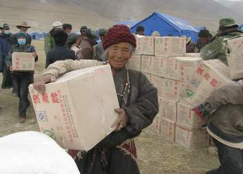Charita ČR pomáhá obětem zemětřesení v Číně