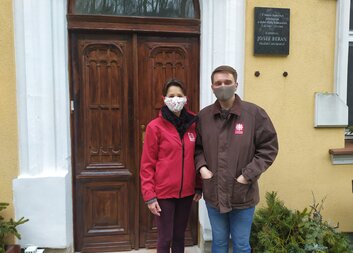 Pracovníci pražské Charity se „přestěhovali“ do Domova pro seniory