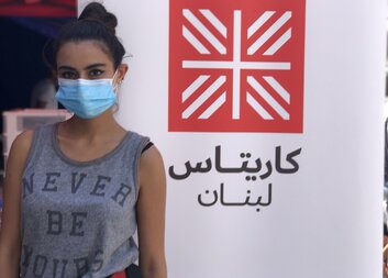 The hospital looked as if there was a war raging around, a Caritas volunteer describes the situation