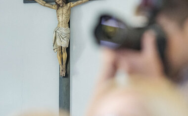 Tisková konference ke 100 letům Charity, Klášter augustiniánů u kostela sv. Tomáše, foto: Petr Lebeda