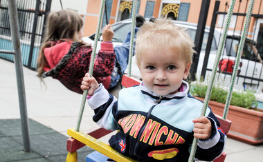 Děti v Charitě Kralupy