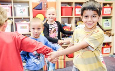 Děti v Charitě Kralupy