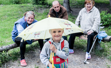 Děti v Charitě Kralupy