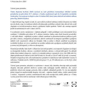 Otevřený dopis premiéru Fialovi