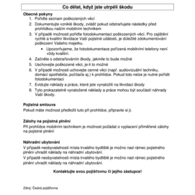 Co dělat, když jste utrpěli škodu?