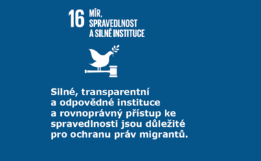 Mír, spravedlnost a silné instituce