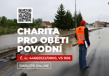 Charita vyhlašuje sbírku na pomoc obětem povodní