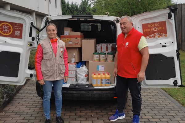 Materiální pomoc do Olomouckého kraje - Oblastní charita Rajhrad