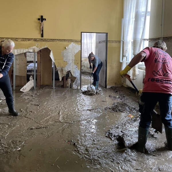 Aktuální stav prostorů Charity Krnov