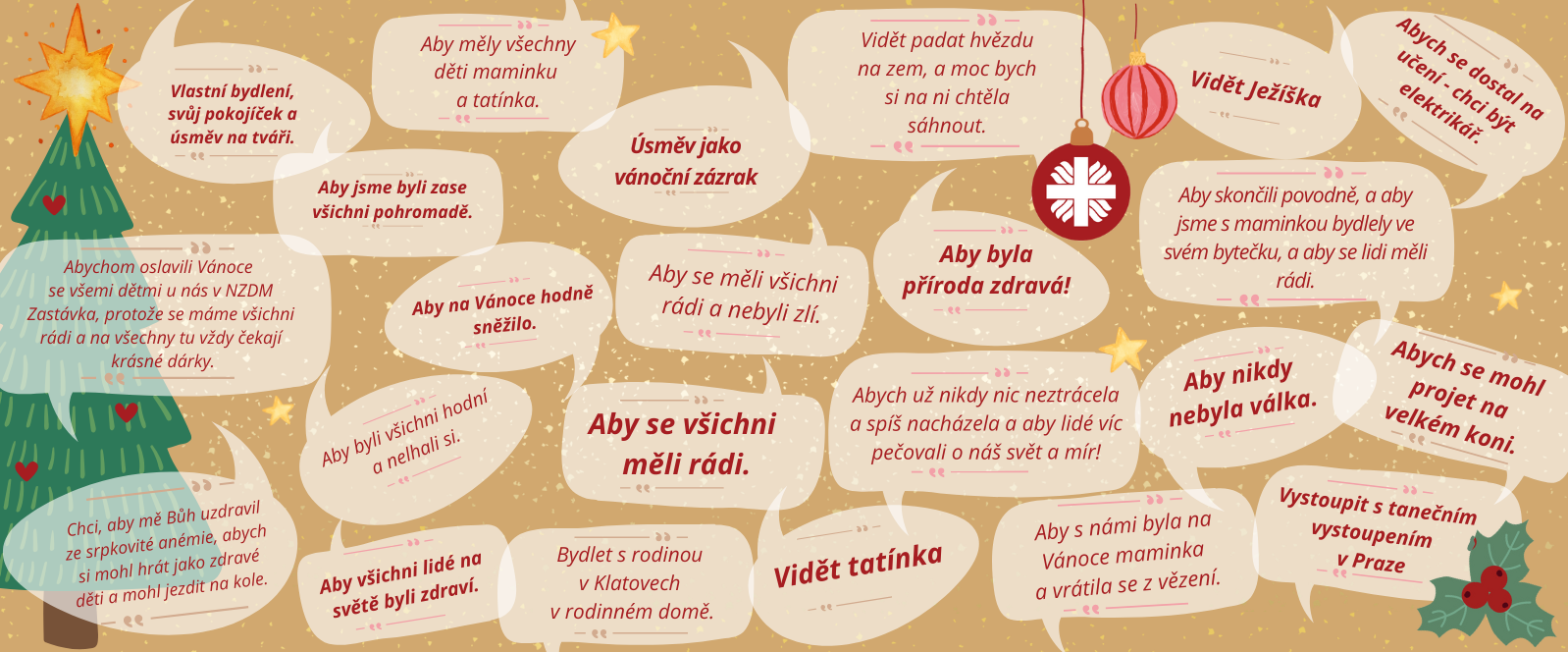 Přání, co nejdou zabalit do balícího papíru