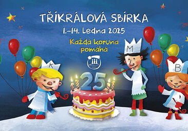 Tříkrálová sbírka v lednu vstupuje do 25. ročníku i s novou hymnou