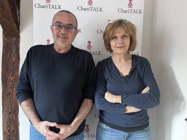 Michael Romancov a Petra Procházková