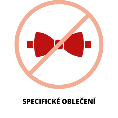 Nevyužijeme specifické oblečení