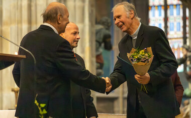 Oceněný Mons. Bohumír Vitásek