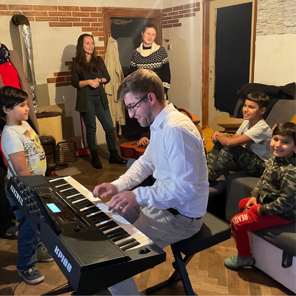 Michal Horák u rodiny paní Žanety