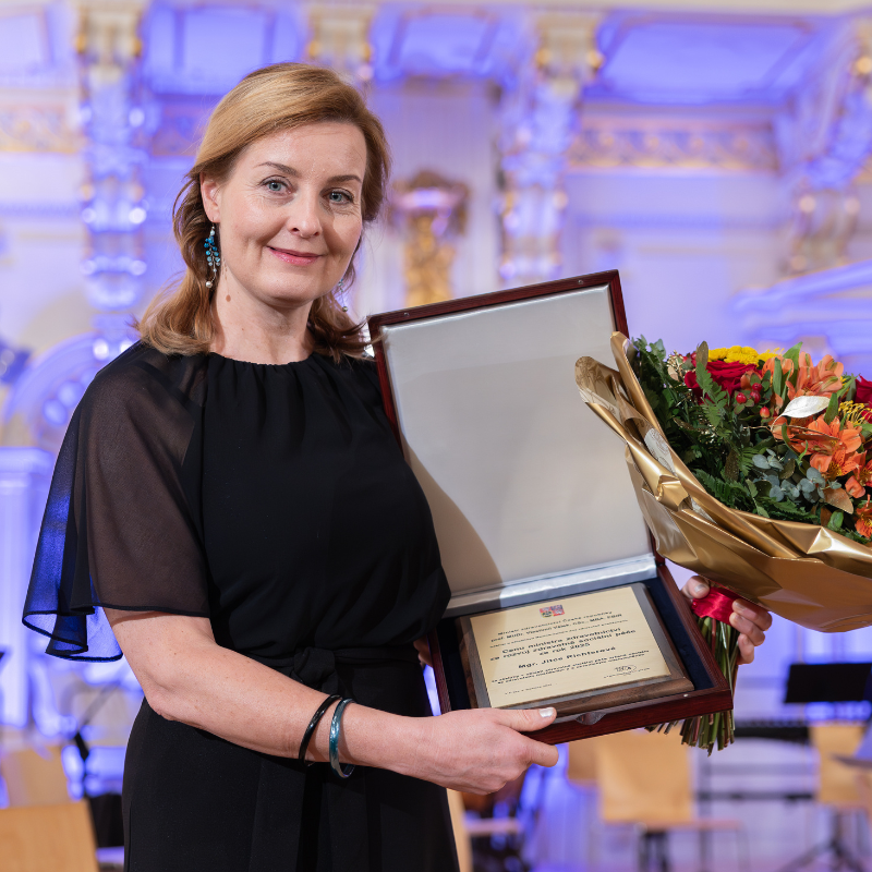 Ocenění ministra zdravotnictví pro Mgr. Jitku Richterovou