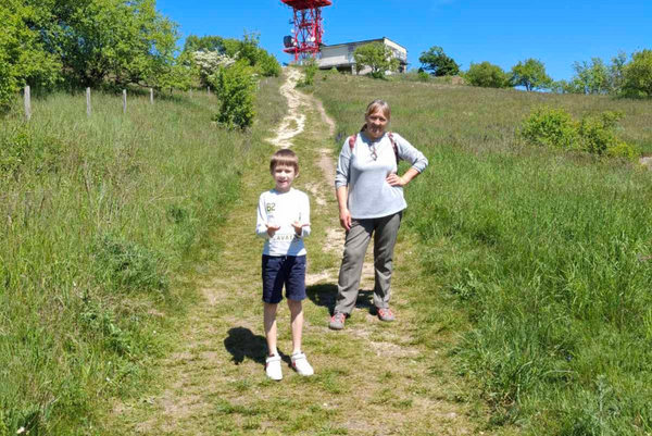 Larisa s vnukem Adrijem