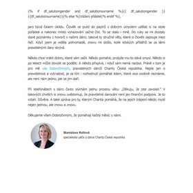 Newsletter Charitník duben 2026