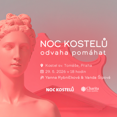 Charita zve na Noc kostelů do kostela sv. Tomáše